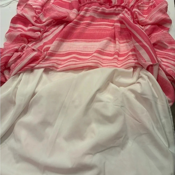 Trina Turk Zuri 2 Pink Striped Mini Dress NWT Size L - Picture 7 of 10